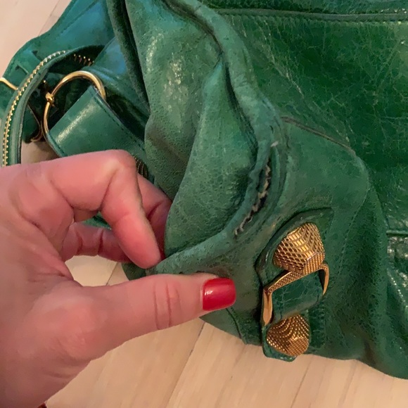 Balenciaga Giant Metallic City large bag - Picture 9 of 9